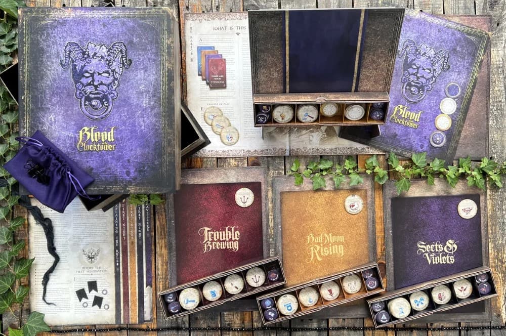 Blood on the Clocktower Game Box Content